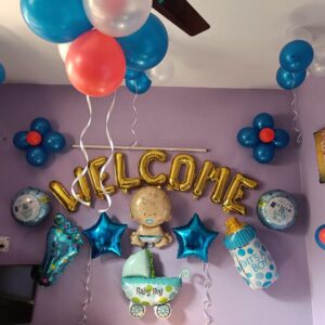 Welcome Baby Boy Decor