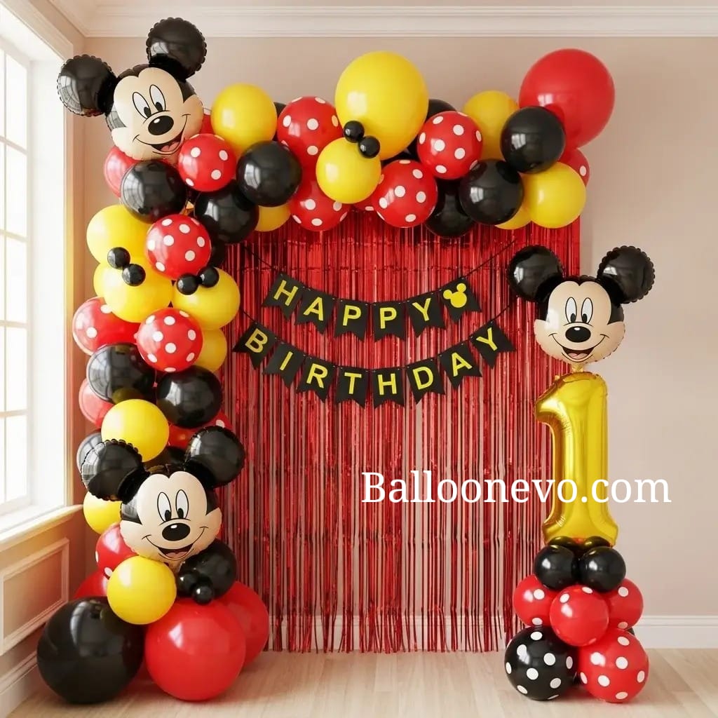 Party Town Mickey Mouse Birthday Balloon Pack