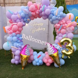 Ice Cream Ring Setup