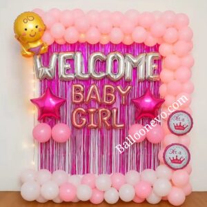 Welcome Baby Girl Decoration