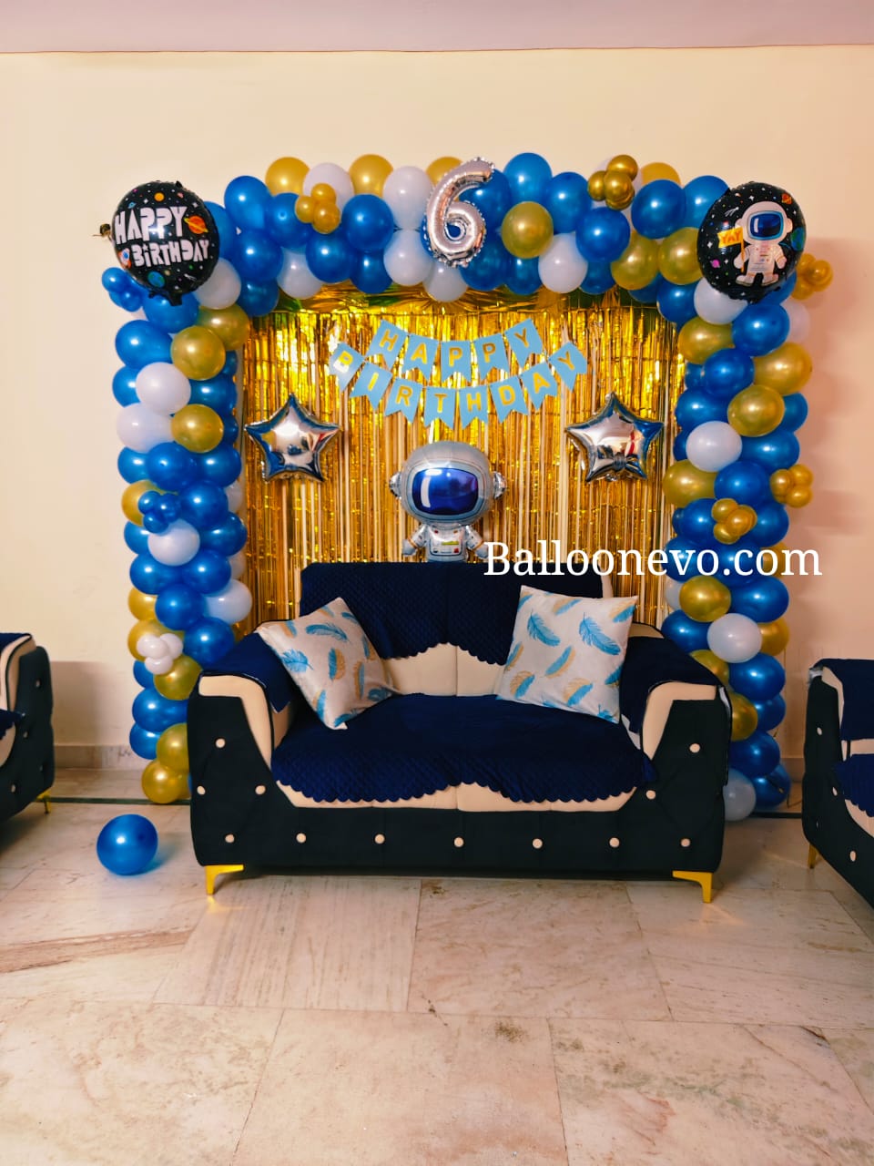 Space Theme Birthday Setup